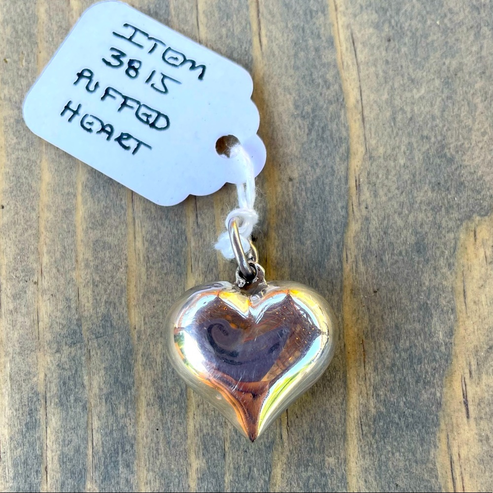 925 Sterling Silver Heart Charm